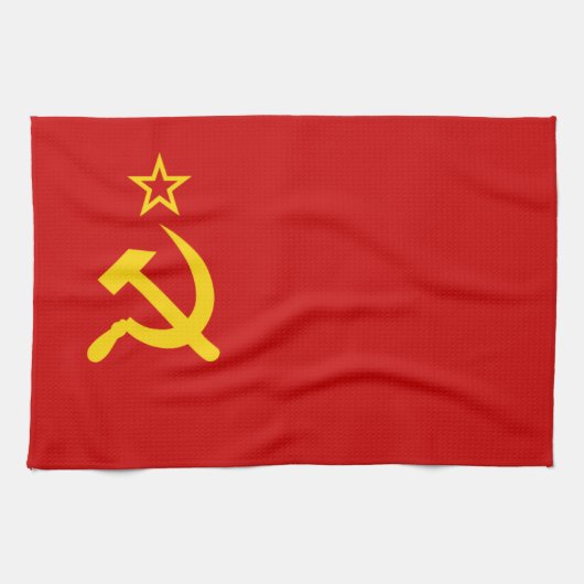Communistische Rusland vlag USSR Theedoek (Horizontaal)