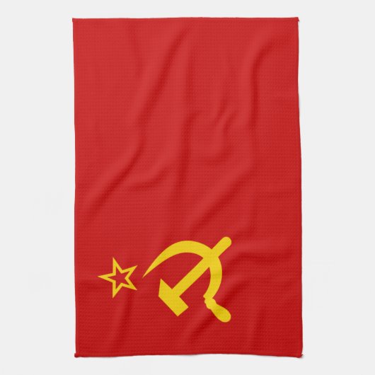 Communistische Rusland vlag USSR Theedoek (Verticaal)