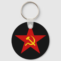 Communistische sleutelhanger van de Rode Ster (ham