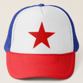 Communistische sovjetster Red Star Europa Trucker Pet (Voorkant)