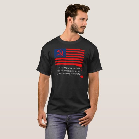 communistische staten t-shirt (Voorkant volledig)