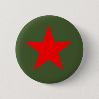 Communistische ster ronde button 5,7 cm