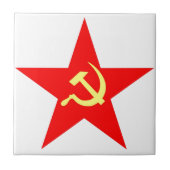 Communistische ster tegeltje (Voorkant)