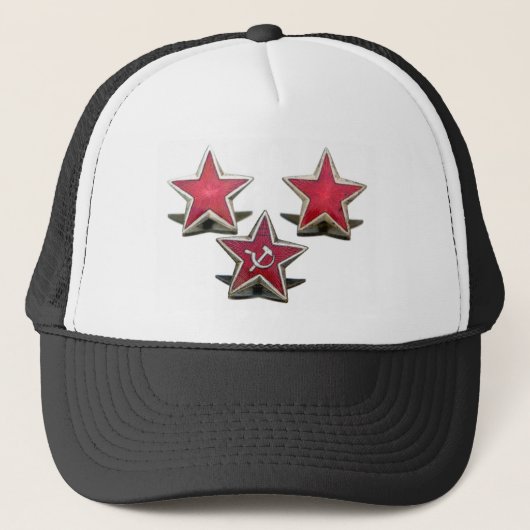 Communistische sterren trucker pet (Voorkant)