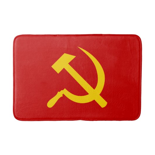 Communistische vlag Bath Mat (Voorkant)