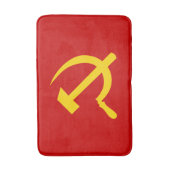 Communistische vlag Bath Mat (Voorkant Verticaal)