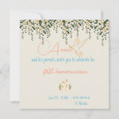 Communitie uitnodiging - Baptism uitnodiging Girl (Voorkant)