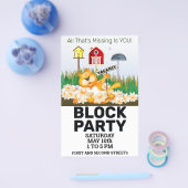 Community Block Party nodigt uit Flyer (Enkel)