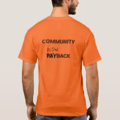 Community Blowback - Ja, alleen Shirten T-shirt (Achterkant)