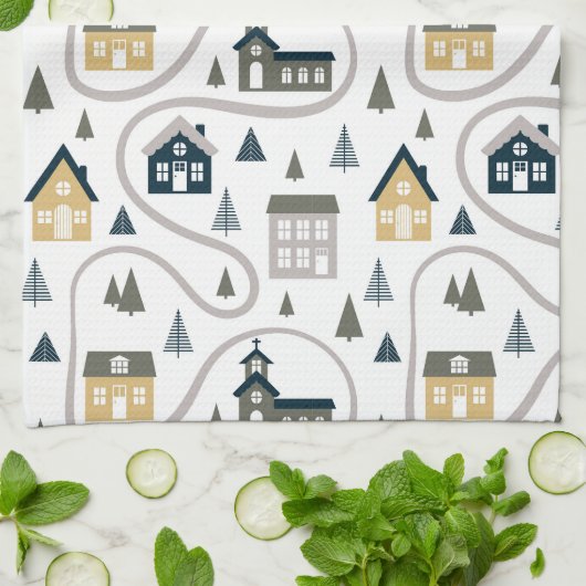 Community Church kitchen towel Theedoek (Gevouwen)