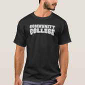 Community College Athletic Sports Humor Junior Stu T-shirt (Voorkant)