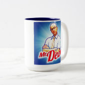 Community de heer Dean Tweekleurige Koffiemok (Voorkant rechts)