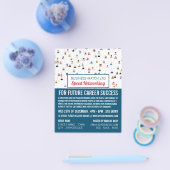 Community Design, Speed Networking Event Advert Flyer (Enkel)