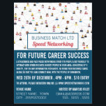 Community Design, Speed Networking Event Advert Flyer<br><div class="desc">Communautair Ontwerp,  de Gebeurtenis van het Voorzien van een netwerk van de Snelheid Adverteren Broker door de Opslag van het Visitekaartje.</div>