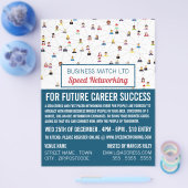 Community Design, Speed Networking Event Advert Flyer (Enkel)