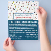 Community Design, Speed Networking Event Advert Flyer (Hand)