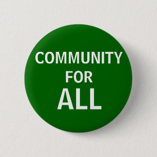 Community For All knop Ronde Button 5,7 Cm