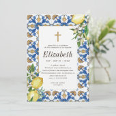 Community for her Lemon Mediterranean Tegels Kaart (Staand voorkant)