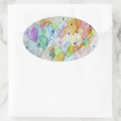 Community Hearts Love Labels Art Stickers (Tas)