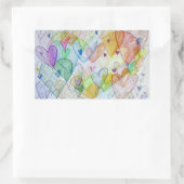 Community Hearts Love Labels Art Stickers (Tas)