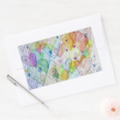 Community Hearts Love Labels Art Stickers (Envelop)