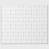 Community Lavender Cross-rapping Paper Cadeaupapier (Vlak)