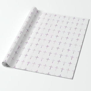 Community Lavender Cross-rapping Paper Cadeaupapier