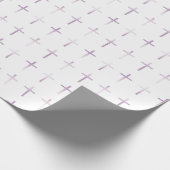Community Lavender Cross-rapping Paper Cadeaupapier (Hoek)