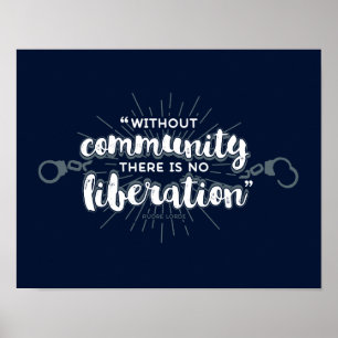 Community Liberation 11x14 Dark Print