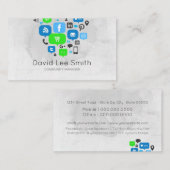 Community Manager / Consultant / Social Media Visitekaartje (Voorkant / Achterkant)