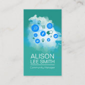 Community Manager SEM SEO Social Media Expert Visitekaartje (Voorkant)