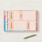 Community Manager-to-Do-List Post-it® Notes (Op bureau)