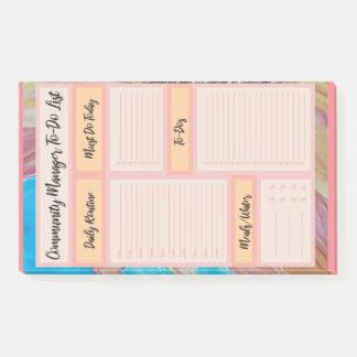Community Manager-to-Do-List Post-it® Notes