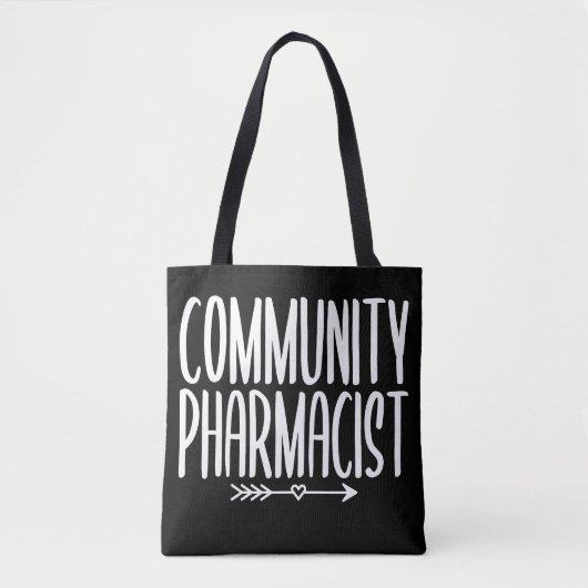 Community Pharmacist PharmD Tote Bag (Voorkant)