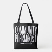 Community Pharmacist PharmD Tote Bag (Achterkant)