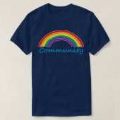 Community Pride Rainbow T-shirt (Design voorkant)