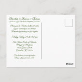 Community Ramadan Iftar Islamic Dinner Invitation Briefkaart (Achterkant)