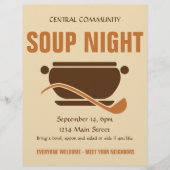 Community Soup Night Custom Flyer (Voorkant)