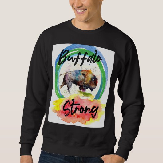 Community Strength Pray Support New York Buffalo S Trui (Voorkant)