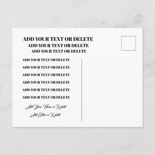 Community Teamwork Unity Briefkaart (Achterkant)