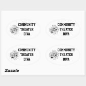 Community Theater Diva Sticker (Vel)
