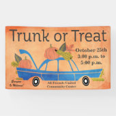 Community Trunk voor Halloween Car Event Spandoek (Horizontaal)