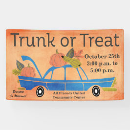 Community Trunk voor Halloween Car Event Spandoek