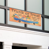 Community Trunk voor Halloween Long Car Event Spandoek (Buitenkant Gebouw)