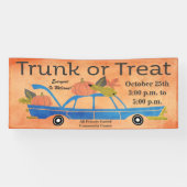 Community Trunk voor Halloween Long Car Event Spandoek (Horizontaal)