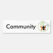 Community Village Circle Bumpersticker (Voorkant)