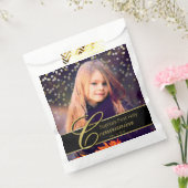 Communityfoto Elegant Gold Typografie Glitter Bedankzakje (Gezegeld)