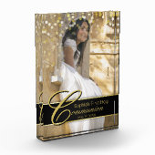 Communityfoto Elegant Gold Typografie Glitter Fotoblokken (Links)