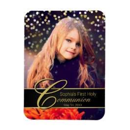 Communityfoto Elegant Gold Typografie Glitter Magneet