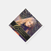 Communityfoto Elegant Gold Typografie Glitter Servet (Hoek)